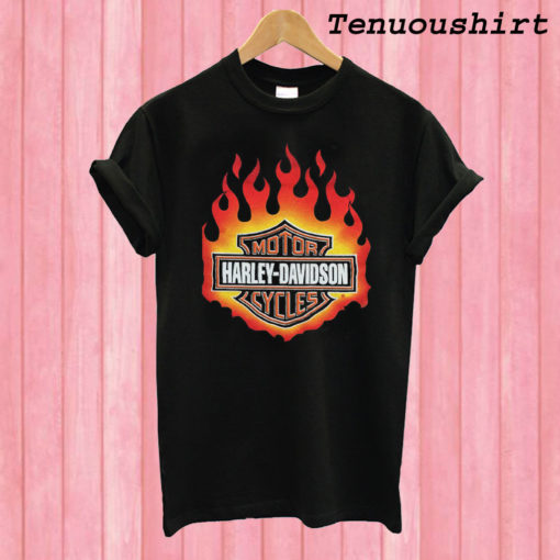 Wild Fire Harley Davidson Logo T shirt