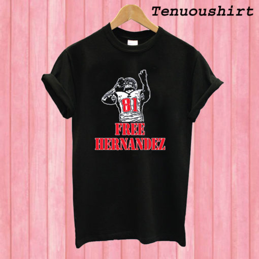Aaron Hernandez England Patriots T shirt