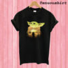Baby Yoda Sunset T shirt