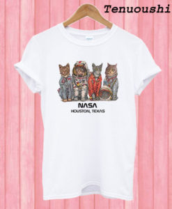 Cat Space Nasa T shirt