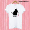Cat and Knife T shirt