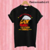 Don't follow me do stupid things skiing vintage T shirt