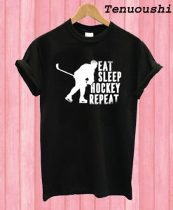 Eat Sleep Hockey Repeat T shirt