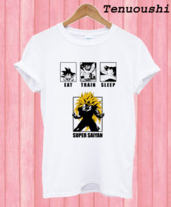 Eat Train Sleep Super Saiyan Goku T shirt