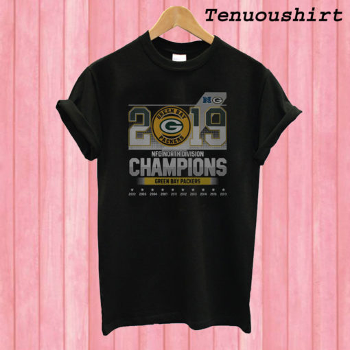 Green Bay Packers 2019 NFC North Division Champions T shirt