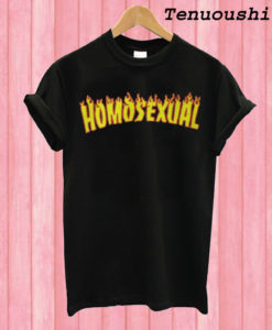 Homosexual Thrasher Flame T shirt