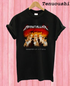 Meowtallica Master of Kittens T shirt