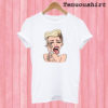 Miley Cyrus Cartoon T shirt