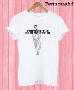 Miley Cyrus Poses Nude for Charity T shirt