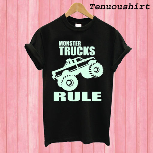 Monster Trucks Rule T shirt