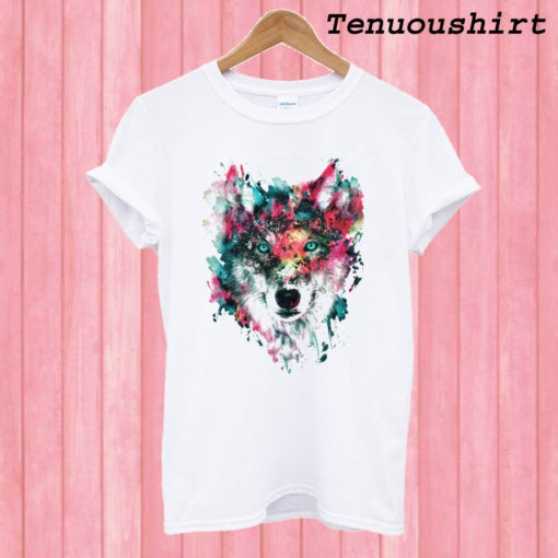 Painted Wolf T shirt