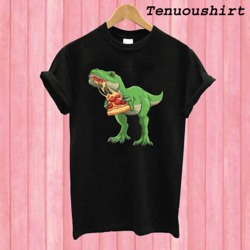 Pizzasaurus Dinosaur Eating Pizza T-Rex Pizza Lovers T shirt