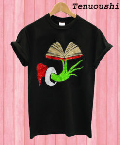 Sparkle Grinch Hand Reader T shirt