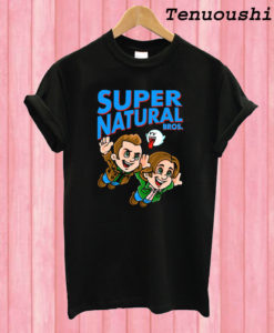 Super Natural Bros Black T shirt