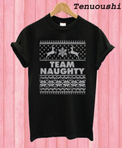 Team Naughty Naughty And Nice Christmas T shirt