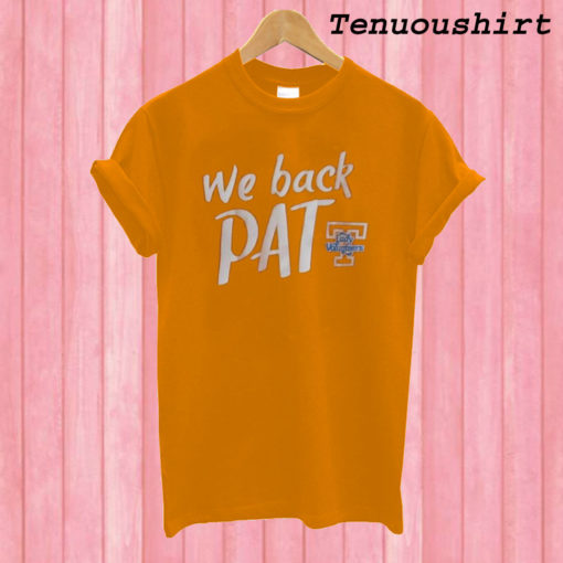 Tennessee Lady Volunteers Vols We Back Pat Summitt Md T shirt