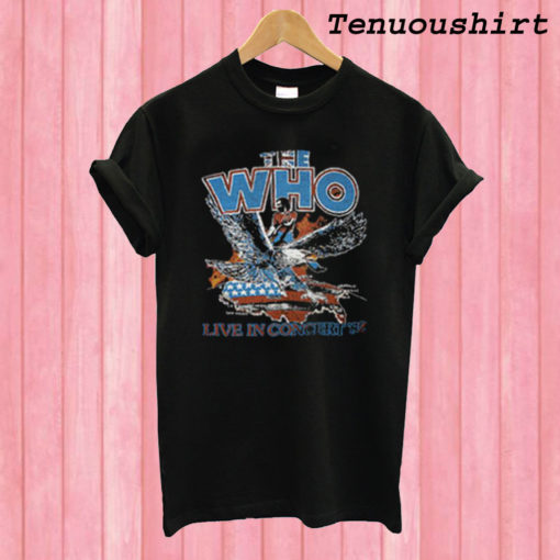 The Who 1982 Farewell Concert Tour T shirt