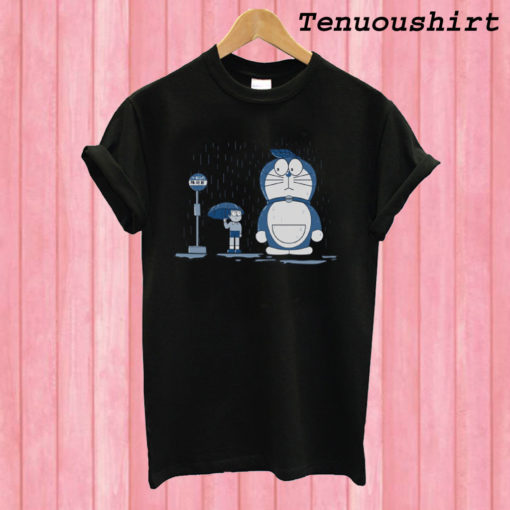 Totoro Doraemon Crossover T shirt