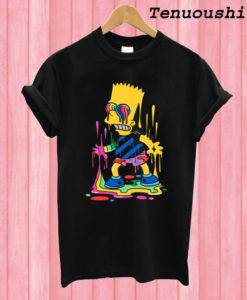 Trippy Bart Simpson T shirt