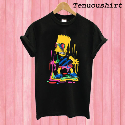 Trippy Bart Simpson T shirt