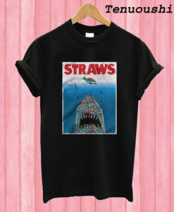 Turtle Straws Jaws T shirt