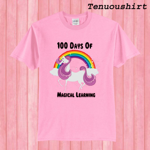 Unicorn 100th Day Of School 100 Days T shirt