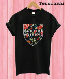 Vampire Weekend Shield Roses T shirt