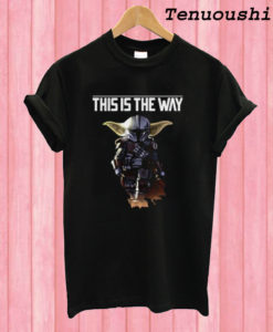 Yoda mashup Boba Fett this is the way T shirt
