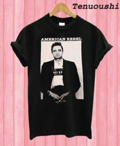 Johnny Cash American Rebel Mugshot T shirt