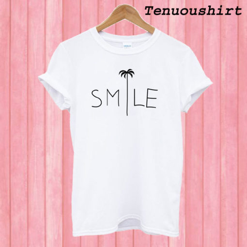 Smile Palm Tree T shirt