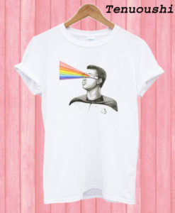 Star Trek Geordi Reading Rainbow T shirt