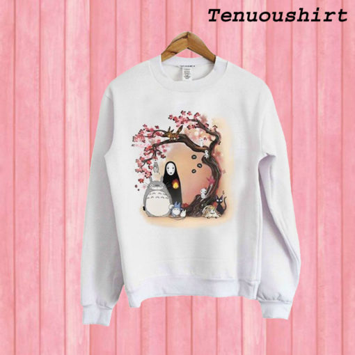 Totoro Studio Ghibli Character Scene Sweatshirt