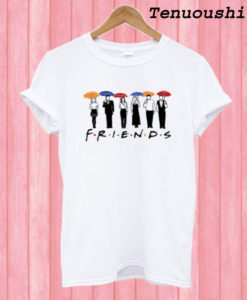 FRIENDS Intro Screen With Umbrella T shirt