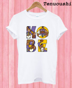 Kobe Bryant Tribute Typography T shirt