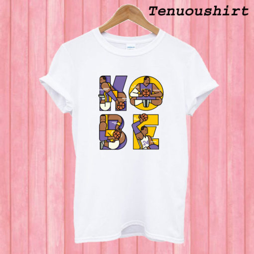 Kobe Bryant Tribute Typography T shirt