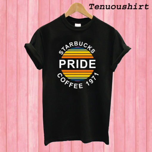 Starbucks Pride Coffe 1971 T shirt