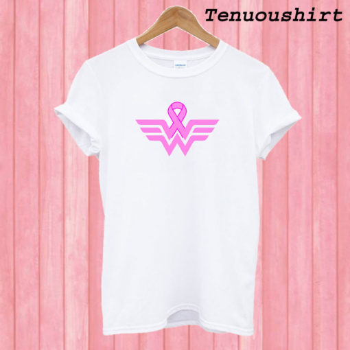 Wonder Woman Breast Cancer Awareness T shirt