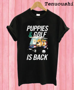 Puppies And Golf T shirt