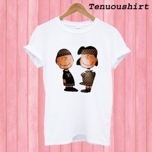 Charlie Brown And Lucy Louis Vuitton T shirt