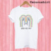 Good Vibes Only Rainbow T shirt