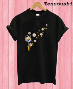 Pittsburgh Steelers dandelion flower T shirt