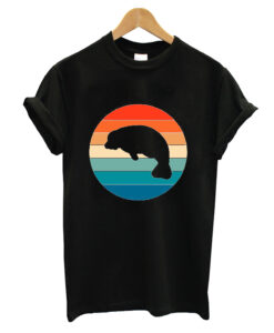 Vintage Retro Manatee Lover Gift T-Shirt