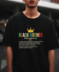 Black Mother Definition T-shirt