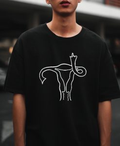 Uterus Finger T-Shirt