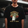 Vintage Seagull Stop It Now T-Shirt