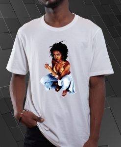 Lauryn Hill Fugees Cutout 90s Hip Hop T Shirt