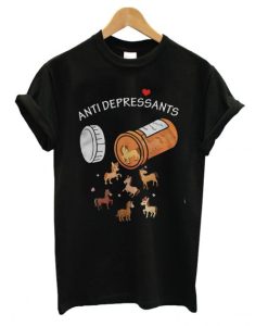 Antidepressants French Horse Drug T shirt qn