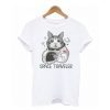 Cat Astronaut Space Traveler t shirt qn