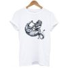 Lion And Crocodile Fights t shirt qn