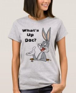 WHAT’S UP DOC BUGS BUNNY Rabbit Hole t shirt qn